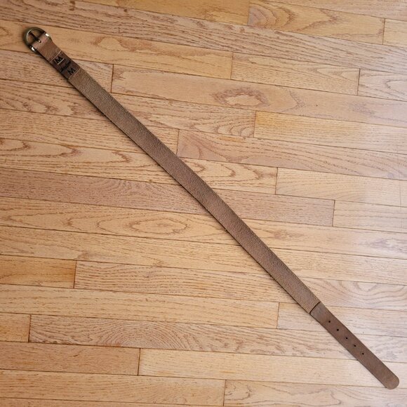 Lucky Brand Multi Embroidered Aztec Boho 100% Leather Belt Brown - Picture 8 of 16